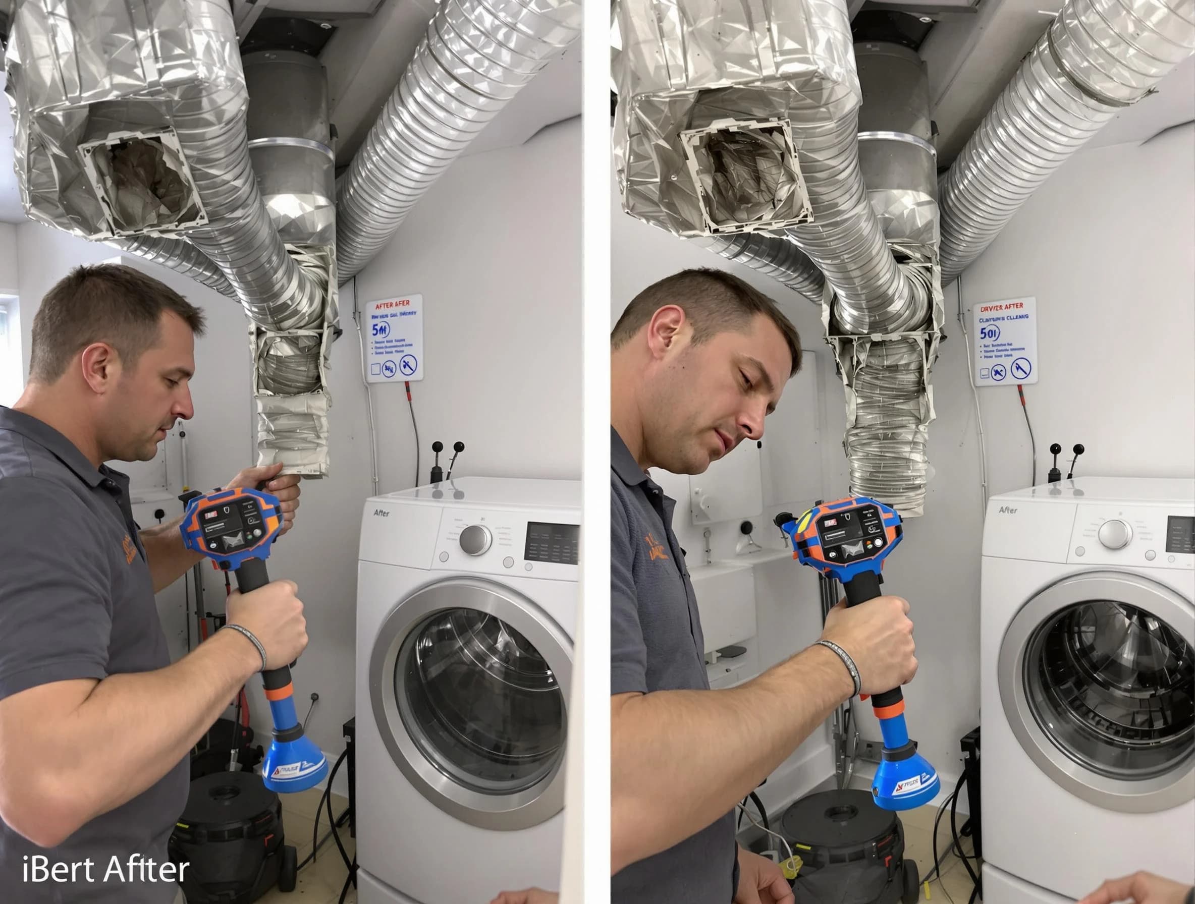 Professional clogged vent cleaning by Carefree Dryer Vent Cleaning in Carefree