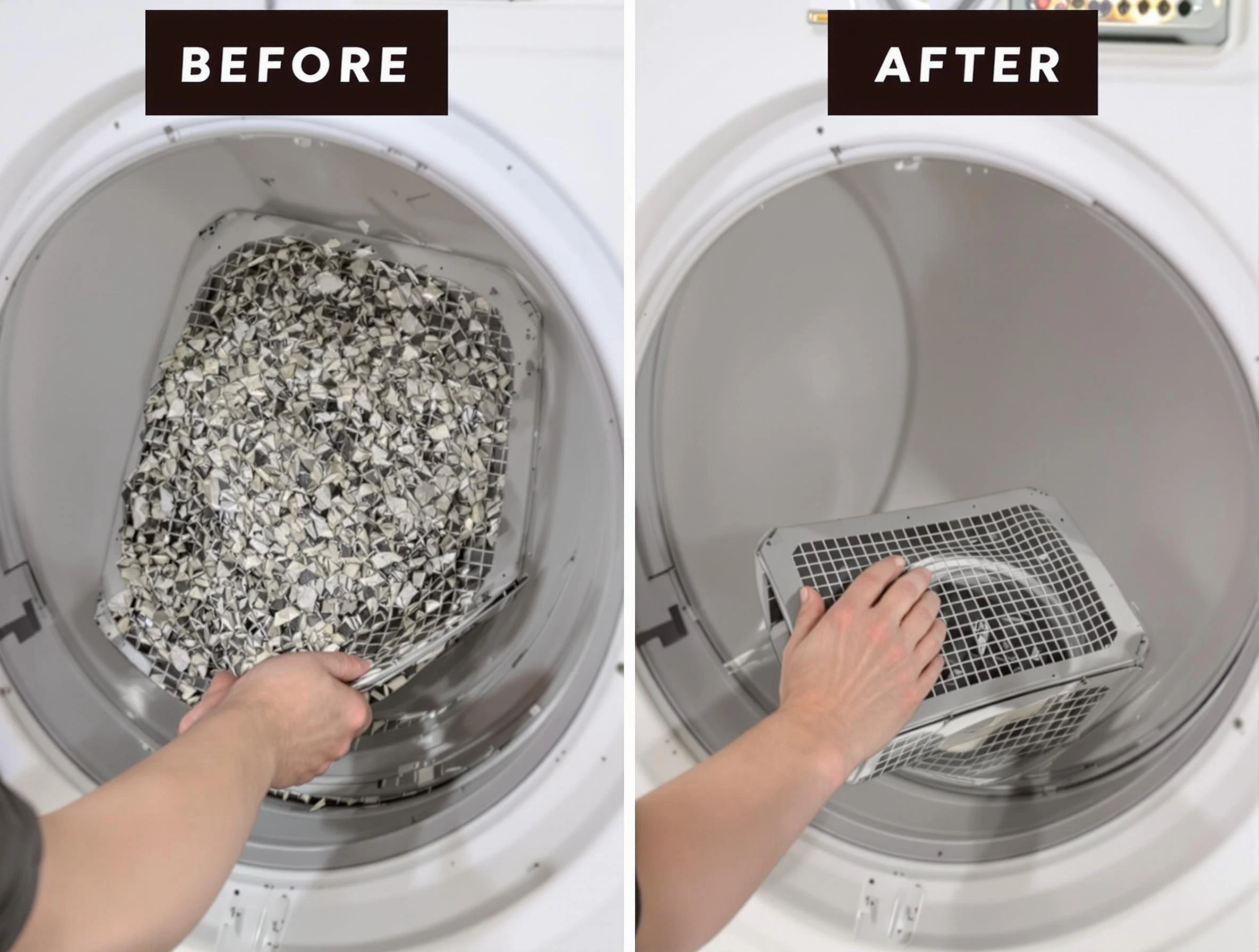 Professional lint trap cleaning by Carefree Dryer Vent Cleaning in Carefree
