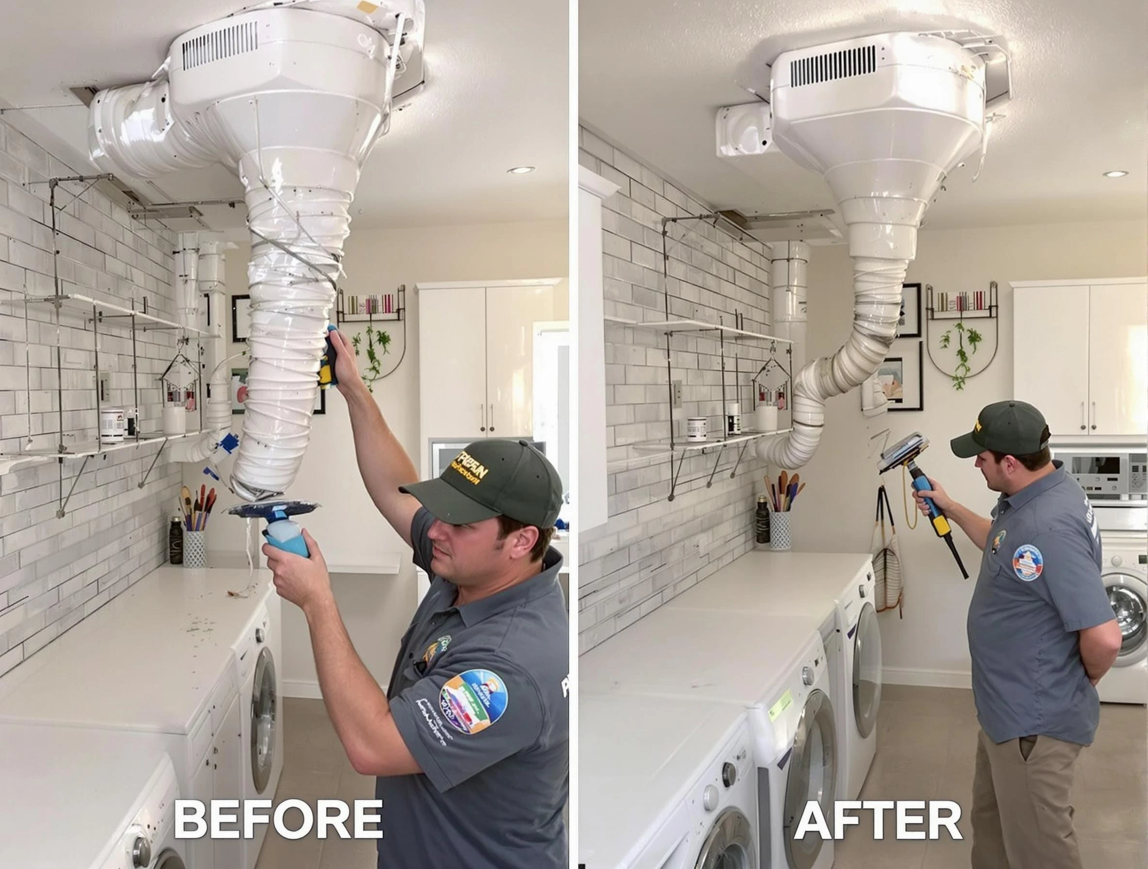Professional dryer exhaust vent cleaning by Carefree Dryer Vent Cleaning in Carefree