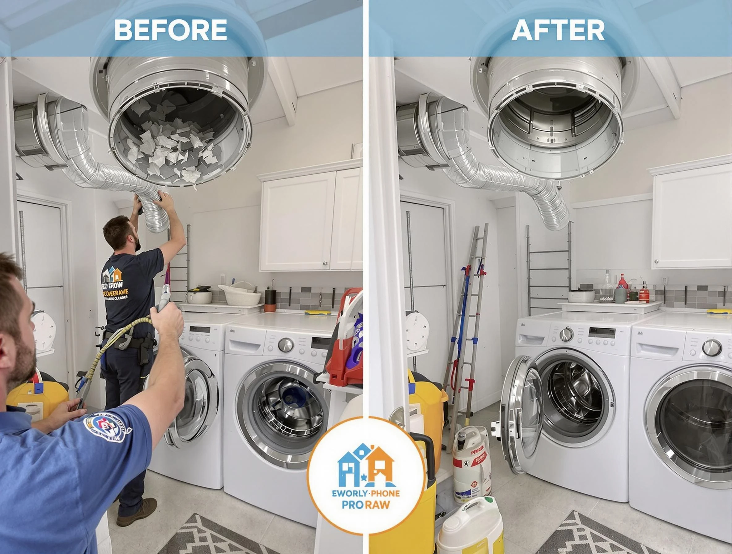 Residential dryer vent cleaning by Carefree Dryer Vent Cleaning in Carefree